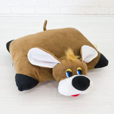 М'яка іграшка Попелюшка Подушка трансформер собачка 37см (ZL245)