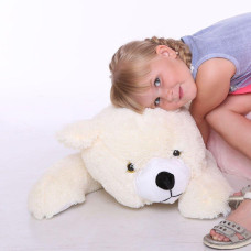 М'яка іграшка Попелюшка Ведмідь Соня великий 76см молочний (ZL0905)