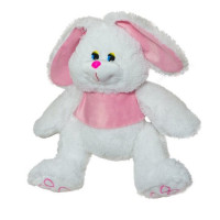 М'яка іграшка Попелюшка Заєць Сніжок 37см (ZL438)