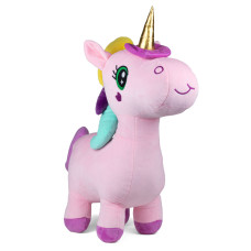 М'яка іграшка Попелюшка єдиноріг Астра рожевий великий 52 см (ZL753)