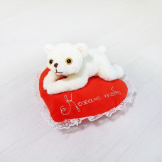 М'яка іграшка Попелюшка Ведмедик Кроха на серці Кохаю тебе 22см (ZL5441)
