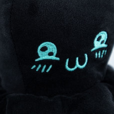 М'яка іграшка Kidsqo Восьминіг перевертиш 11см чорно-м’ятний (KD652)