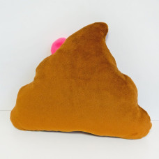 М'яка іграшка Weber Toys смайлик emoji Міс какашка 16см (WT616)