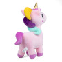 М'яка іграшка Попелюшка Єдиноріг Астра маленька рожева 32 см (ZL752)