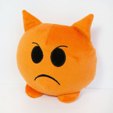 М'яка іграшка Weber Toys смайлик emoji злюка 18см (WT617)