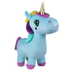 М'яка іграшка Попелюшка єдиноріг Оріо блакитний великий 52 см (ZL751)
