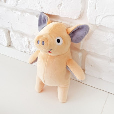 М'яка іграшка Попелюшка Порося Пупсик 19см бежево-сірий (ZL1953)