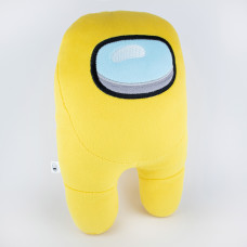 М'яка іграшка Weber Toys космонавт Among Us 27 см жовтий (WT6662)