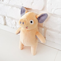 М'яка іграшка Попелюшка Порося Пупсик 19см бежево-сірий (ZL1953)