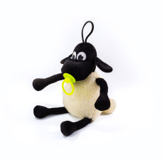 М'яка іграшка Weber Toys Баранчик Тіммі 36см лимонна соска (WT5122)