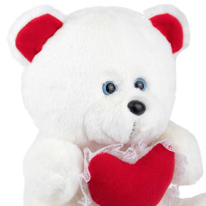 М'яка іграшка Попелюшка Ведмедик з серцем 31см (ZL111)