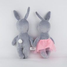 М'яка іграшка Попелюшка Закохані зайчики 26см 2шт. (ZL645)