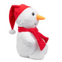 М'яка іграшка Попелюшка сніговик Фрозик у ковпаку 32 см (ZL748)