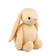 М'яка іграшка KidsQo зайчик Хагсі 23см бежевий (KD722)