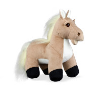 М'яка іграшка Попелюшка Конячка Міло без сідла бежева 30 см (ZL755)