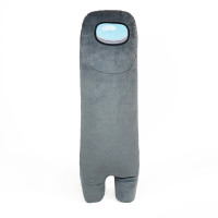 М'яка іграшка Weber Toys Валик космонавт Among Us 80см сірий (WT7074)