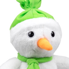 М'яка іграшка Попелюшка сніговик Фрозик в шапці 32 см (ZL749)