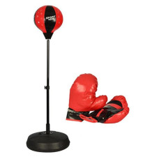 Груша боксерська на стійці надувна 20 см з рукавицями (BB114)