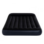 Матрац надувний Intex Велюр 195х137см з підголовником чорний (64142)