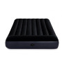 Матрац надувний Intex Велюр 195х137см з підголовником чорний (64142)