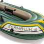 Човен надувний INTEX Seahawk для відпочинку та риболовлі 3-шаровий (68347)