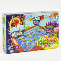 Гра настільна Danko Toys Кльова рибалка і Кінетичний пісок KIDSAND (укр.) (KRKS-01-01U)
