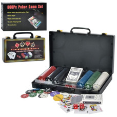 Гра настільна покер у валізі 300 фішок 2 колоди (XQ12114)