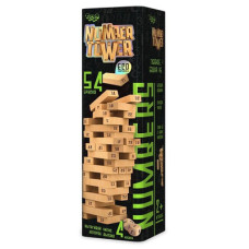 Гра настільна Danko Toys Vega розвиваюча NUMBER TOWER (рос.) (NT-01)