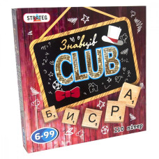 Гра настільна Strateg Знавців CLUB (укр.) (STR702)