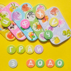 Гра настільна Dodotoys Бінго Вивчаємо літери (укр.) (300197)