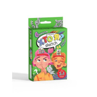Гра карткова Danko Toys розважальна Хто Я? sсetch (укр.) (HIM-06-01U)