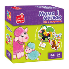 Гра Vladi toys розвиваюча з липучками Мама і малюк (VT2100-14)