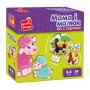 Гра Vladi toys розвиваюча з липучками Мама і малюк (VT2100-14)