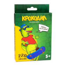 Гра настільна Strateg розважальна Крокодил (укр.) (30339)