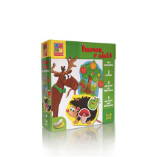 Розвиваюча гра Vladi toys для дітей Шнурівка Їжачок у лісі з липучками (VT1804-45)