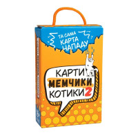 Гра настільна Strateg Карти мемчики та котики 2 (укр.) (STR30927)