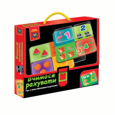 Гра настільна Vladi toys з пластиковими картками Вчимося рахувати (VT1302-29)
