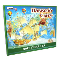 Гра настільна Strateg Навколо світу (укр.) (STR724)