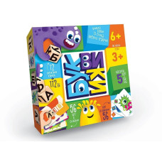 Гра настільна Danko Toys розважальна Буквики (укр.) (G-BU-01U)