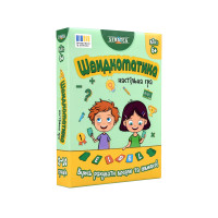 Гра настільна Strateg Швидкоматика навчальна, карткова (30939)
