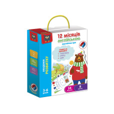Гра розвиваюча Vladi toys магнітна Англійська 12 місяців (VT5411-10)