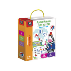 Гра розвиваюча Vladi toys магнітна Англійська для дітей (VT5411-09)