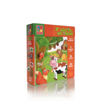 Гра розвиваюча Vladi toys асоціації У лісі та на фермі (VT1804-46)