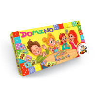 Настільна гра Danko Toys Доміно Веселі тваринки (жовтий) (рос.) (DTG-DMN-04)