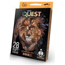 Гра-квест карткова Danko Toys Best quest. Animals (рос.) (BQ-01-02)