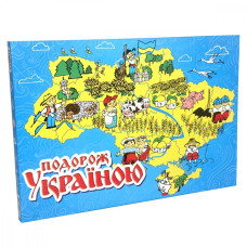 Гра настільна Стратег розважальна Подорож Україною (укр.) (STR59)