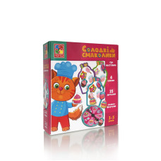 Розвиваюча мінігра Vladi Toys Солодкі смаколики з липучками (VT1804-42)