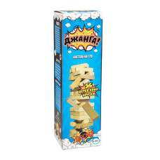 Гра настільна Strateg Дженга Vega 54 бруски дерев'яні (укр.) (30770)