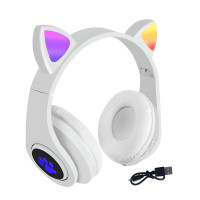 Бездротові навушники Cat Ear з котячими вушками white (JST-B39MWT)