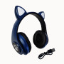 Бездротові навушники Cat Ear з котячими вушками blue (JST-B39MBU)